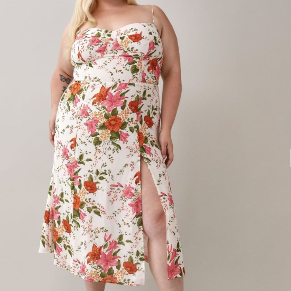 Reformation Juliette Dress Es in Tropique Size 16 #789